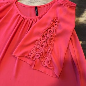 Coral dress
